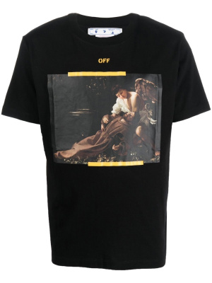 

Caravaggio-print T-shirt, Off-White Caravaggio-print T-shirt