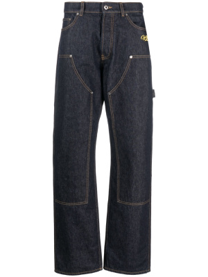 

Contrast-stitching straight jeans, Off-White Contrast-stitching straight jeans