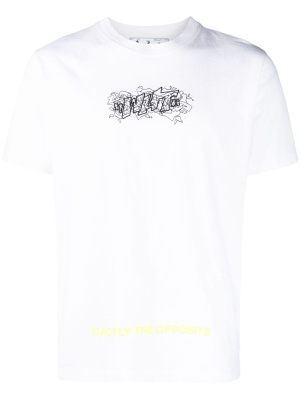 

Graphic-print cotton T-shirt, Off-White Graphic-print cotton T-shirt