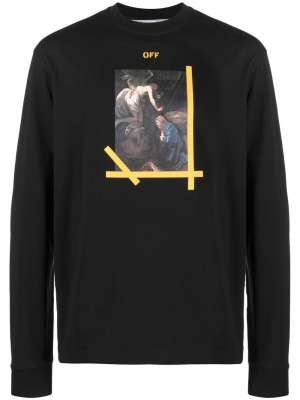 

Painting-print long-sleeve T-shirt, Off-White Painting-print long-sleeve T-shirt