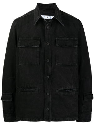 

Long-sleeve denim shirt, Off-White Long-sleeve denim shirt