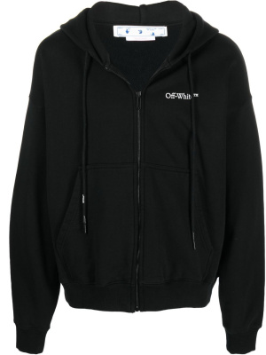 

Caravaggio-print zip-up hoodie, Off-White Caravaggio-print zip-up hoodie