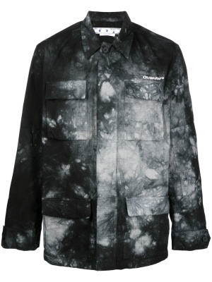 

Bleach-effect shirt-jacket, Off-White Bleach-effect shirt-jacket