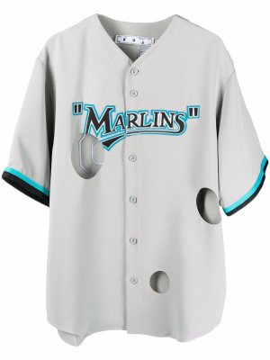 

Miami Marlins cut-out shirt, Off-White Miami Marlins cut-out shirt