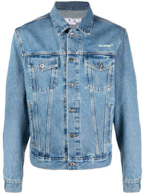 

Diag-stripe denim jacket, Off-White Diag-stripe denim jacket