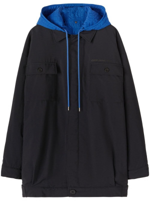

Colour-block hooded jacket, Off-White Colour-block hooded jacket