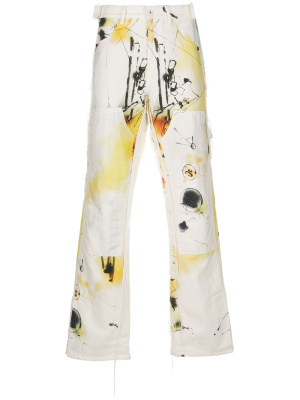 

Futura abstract carpenter trousers, Off-White Futura abstract carpenter trousers