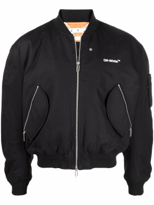 

Diag-print bomber jacket, Off-White Diag-print bomber jacket