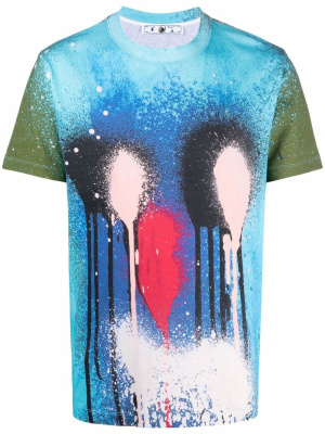 

X Katsu spray paint T-shirt, Off-White X Katsu spray paint T-shirt
