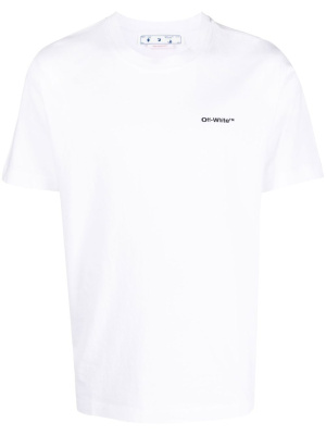 

Wave Outline Diag print T-shirt, Off-White Wave Outline Diag print T-shirt