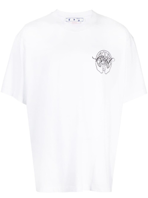 

Hand Arrow logo-print T-shirt, Off-White Hand Arrow logo-print T-shirt