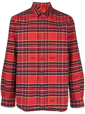 

Plaid flannel shirt, Off-White Plaid flannel shirt