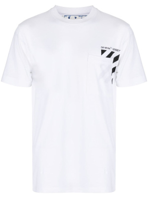 

Diag-stripe cotton T-shirt, Off-White Diag-stripe cotton T-shirt