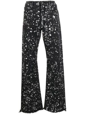 

Paint splatter print jeans, Off-White Paint splatter print jeans