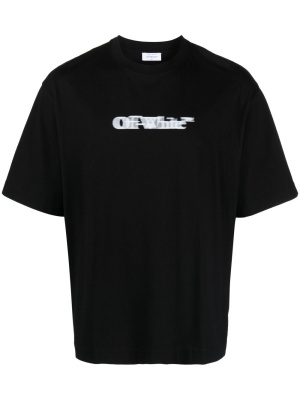 

Blurred logo-print T-shirt, Off-White Blurred logo-print T-shirt
