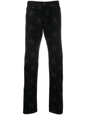 

Star printed cotton trousers, Takahiromiyashita The Soloist Star printed cotton trousers