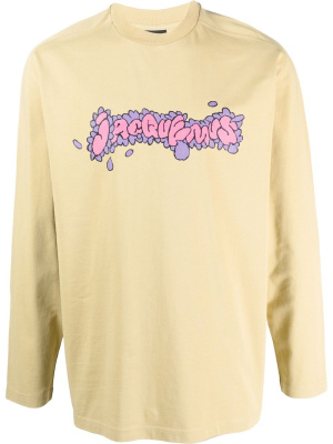

Daisy-print long-sleeve T-shirt, Jacquemus Daisy-print long-sleeve T-shirt