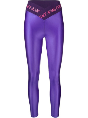 

Logo-waistband leggings, Versace Jeans Couture Logo-waistband leggings