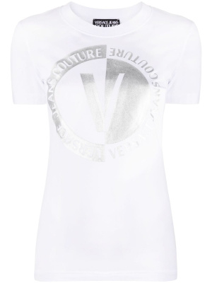 

Logo-print cotton T-shirt, Versace Jeans Couture Logo-print cotton T-shirt