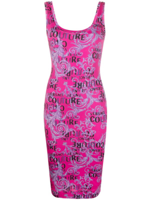 

All-over logo-print dress, Versace Jeans Couture All-over logo-print dress