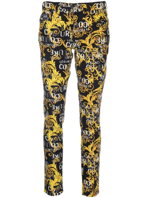 

Logo-print skinny jeans, Versace Jeans Couture Logo-print skinny jeans