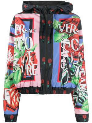 

Logo-print bomber jacket, Versace Jeans Couture Logo-print bomber jacket