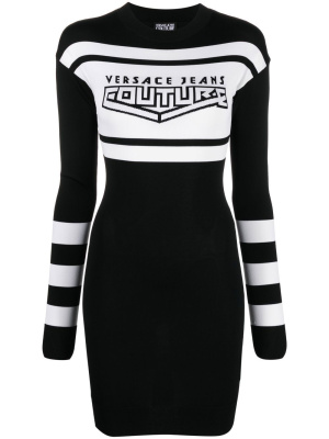 

Logo-print jersey dress, Versace Jeans Couture Logo-print jersey dress