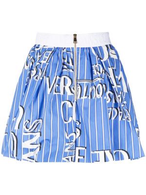 

Logo-print striped shorts, Versace Jeans Couture Logo-print striped shorts