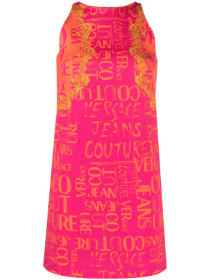 

Logo-print sleeveless dress, Versace Jeans Couture Logo-print sleeveless dress