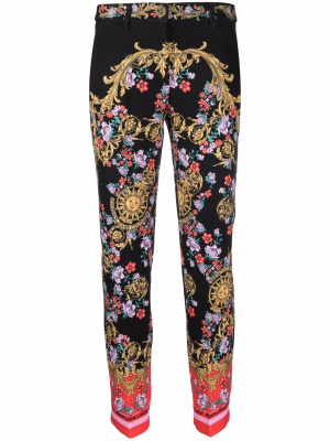 

Baroque print fitted trousers, Versace Jeans Couture Baroque print fitted trousers