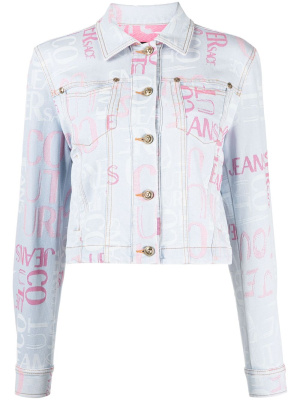 

Doodle Logo denim jacket, Versace Jeans Couture Doodle Logo denim jacket