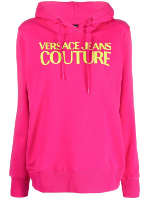

Logo-print detail hoodie, Versace Jeans Couture Logo-print detail hoodie