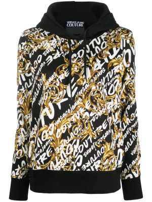 

Couture logo-print hoodie, Versace Jeans Couture Couture logo-print hoodie