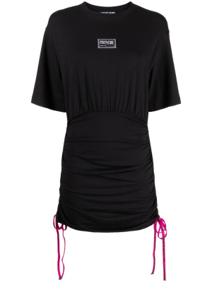 

Logo-patch T-shirt minidress, Versace Jeans Couture Logo-patch T-shirt minidress