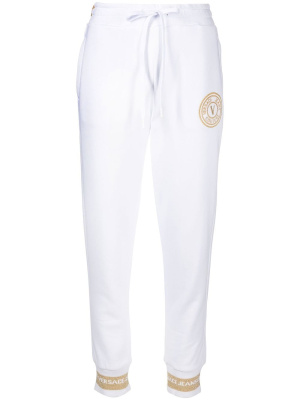 

Embroidered-logo track trousers, Versace Jeans Couture Embroidered-logo track trousers