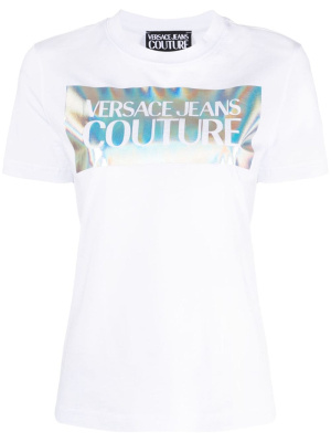 

Logo-print cotton T-shirt, Versace Jeans Couture Logo-print cotton T-shirt