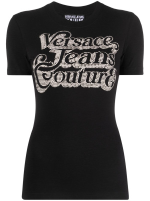 

Logo-print cotton T-shirt, Versace Jeans Couture Logo-print cotton T-shirt