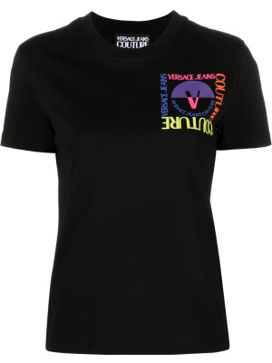 

Logo-print cotton T-shirt, Versace Jeans Couture Logo-print cotton T-shirt