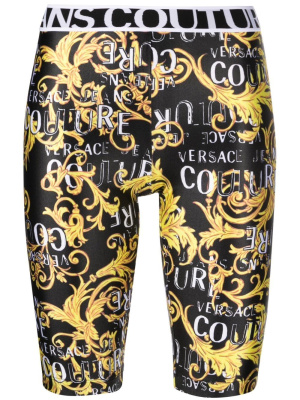

Baroque-print cycling shorts, Versace Jeans Couture Baroque-print cycling shorts