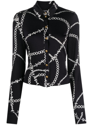 

Necklace-print jersey shirt, Versace Jeans Couture Necklace-print jersey shirt