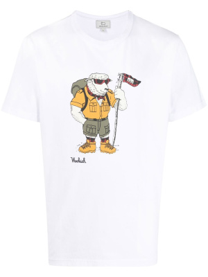 

Graphic-print short-sleeved T-shirt, Woolrich Graphic-print short-sleeved T-shirt