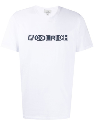 

Logo-print cotton T-shirt, Woolrich Logo-print cotton T-shirt