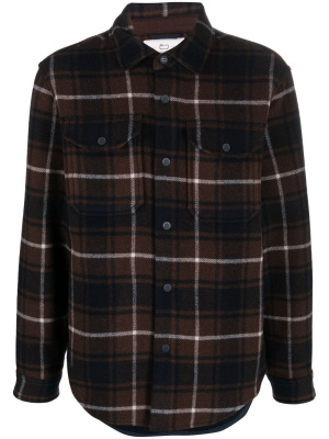 

Plaid-check shirt jacket, Woolrich Plaid-check shirt jacket
