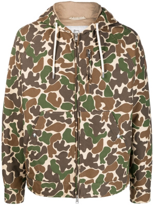 

Camouflage-print drawstring jacket, Woolrich Camouflage-print drawstring jacket