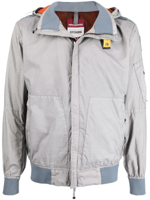

Crinkled zip-up hooded jacket, Parajumpers Crinkled zip-up hooded jacket