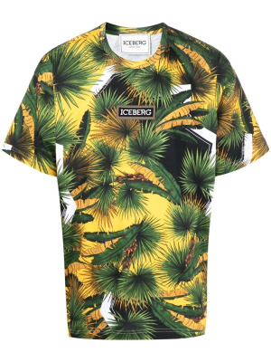 

Tropical print t-shirt, Iceberg Tropical print t-shirt