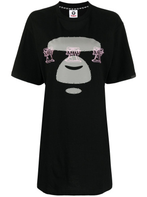 

Logo-print cotton T-shirt, AAPE BY *A BATHING APE® Logo-print cotton T-shirt