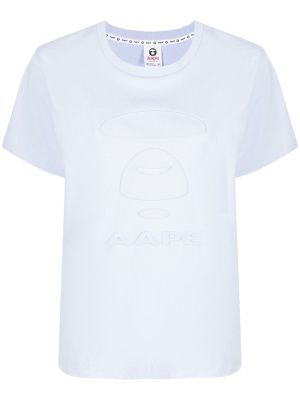 

Embossed logo T-shirt, AAPE BY *A BATHING APE® Embossed logo T-shirt