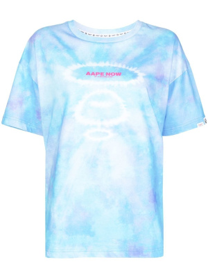 

Logo-print short-sleeved T-shirt, AAPE BY *A BATHING APE® Logo-print short-sleeved T-shirt