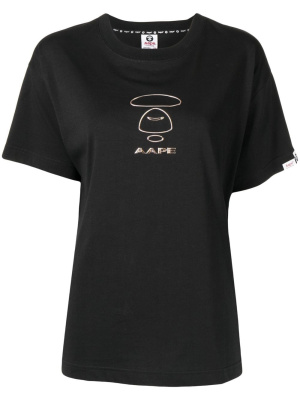 

Logo-print short-sleeve T-shirt, AAPE BY *A BATHING APE® Logo-print short-sleeve T-shirt